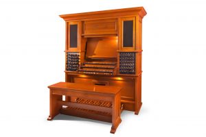 overzichtsfoto hoog orgel van eikenhout
